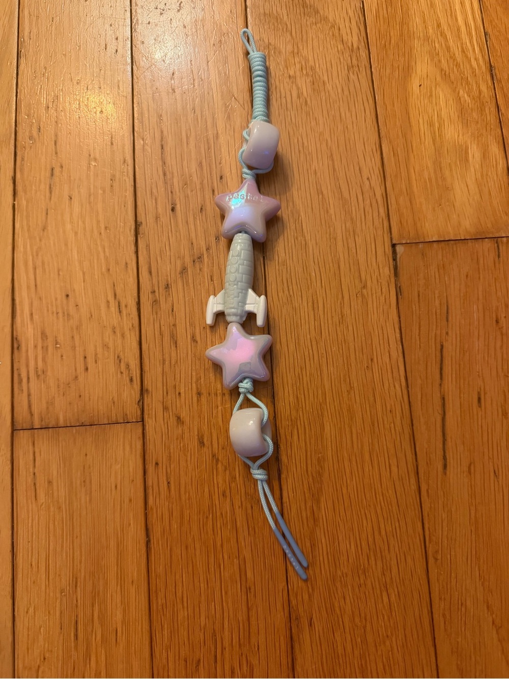 CJ Hendry X Pastel Studio 94 keychain/bag charm with 5 beads as pictured.